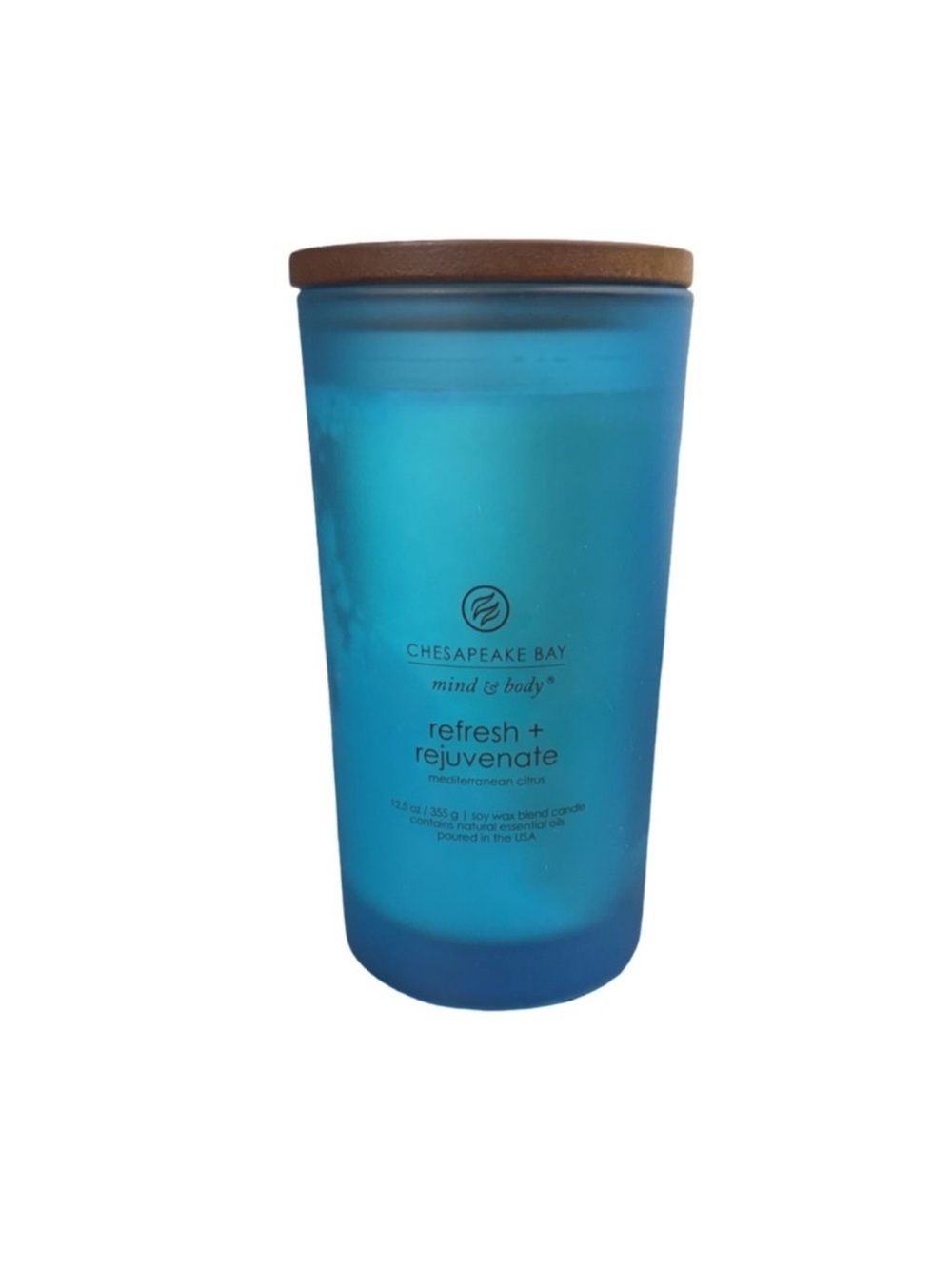 New Chesapeake Bay Mind & Body Refresh & Rejuvenate Mediterranean Citrus Candle